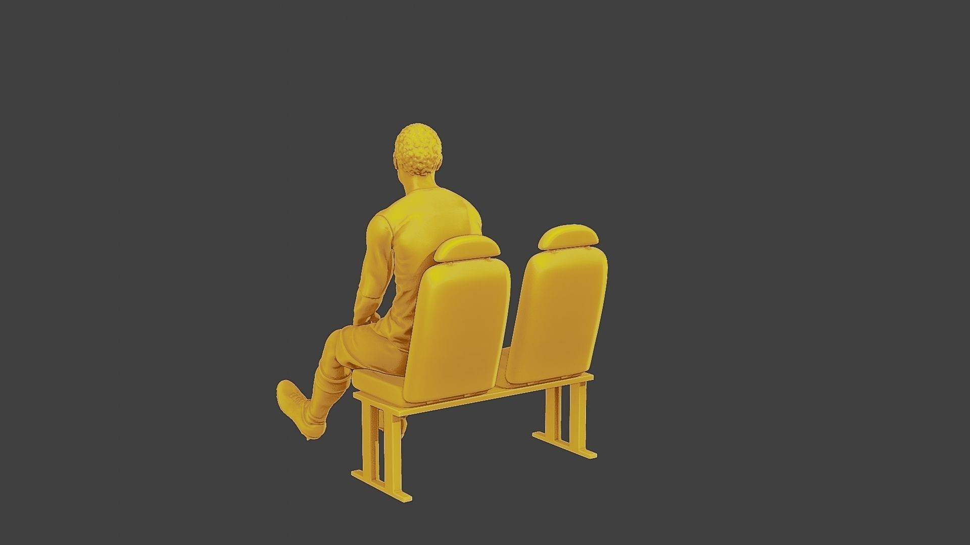 Soccer Player SP 012 3D print model_5