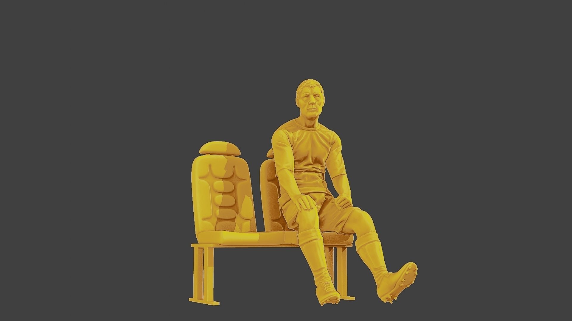 Soccer Player SP 012 3D print model_13
