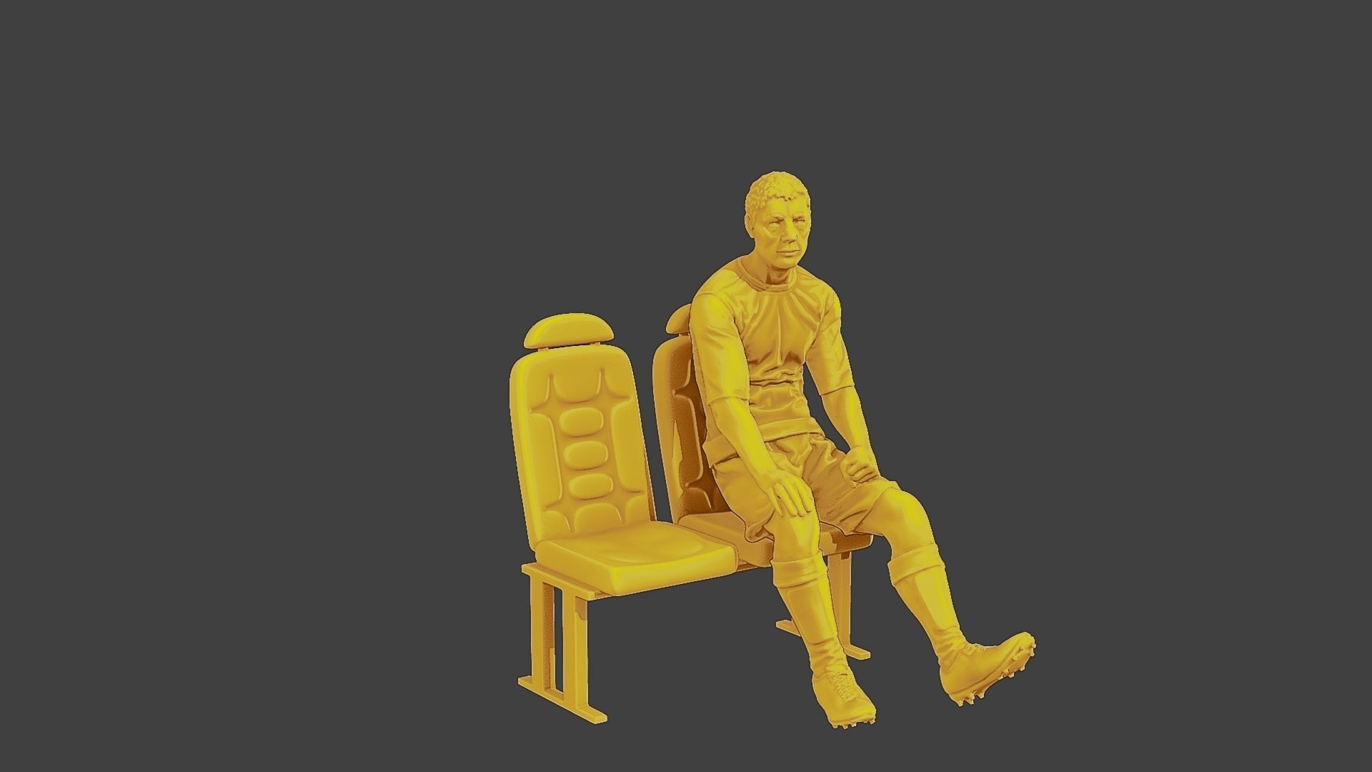 Soccer Player SP 012 3D print model_10