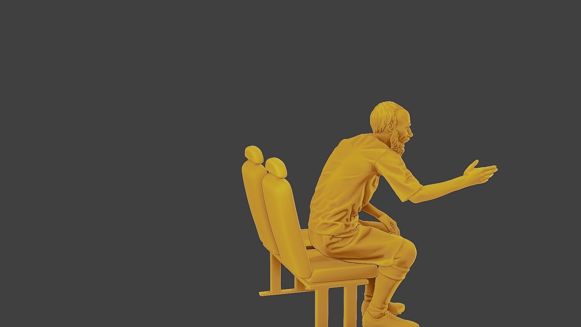 Soccer Player SP 013 3D print model_31