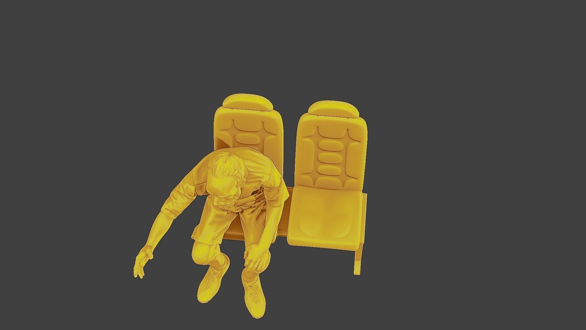 Soccer Player SP 013 3D print model_14