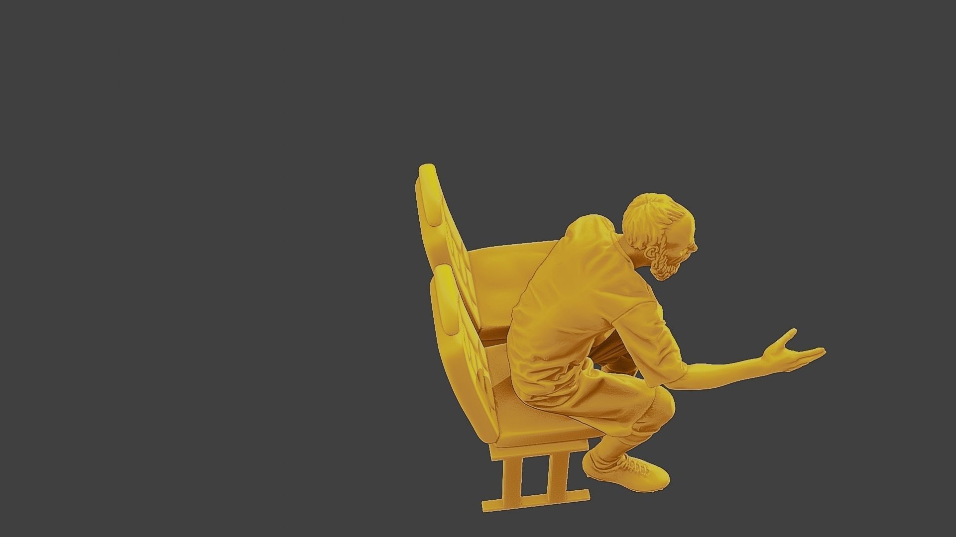 Soccer Player SP 013 3D print model_23