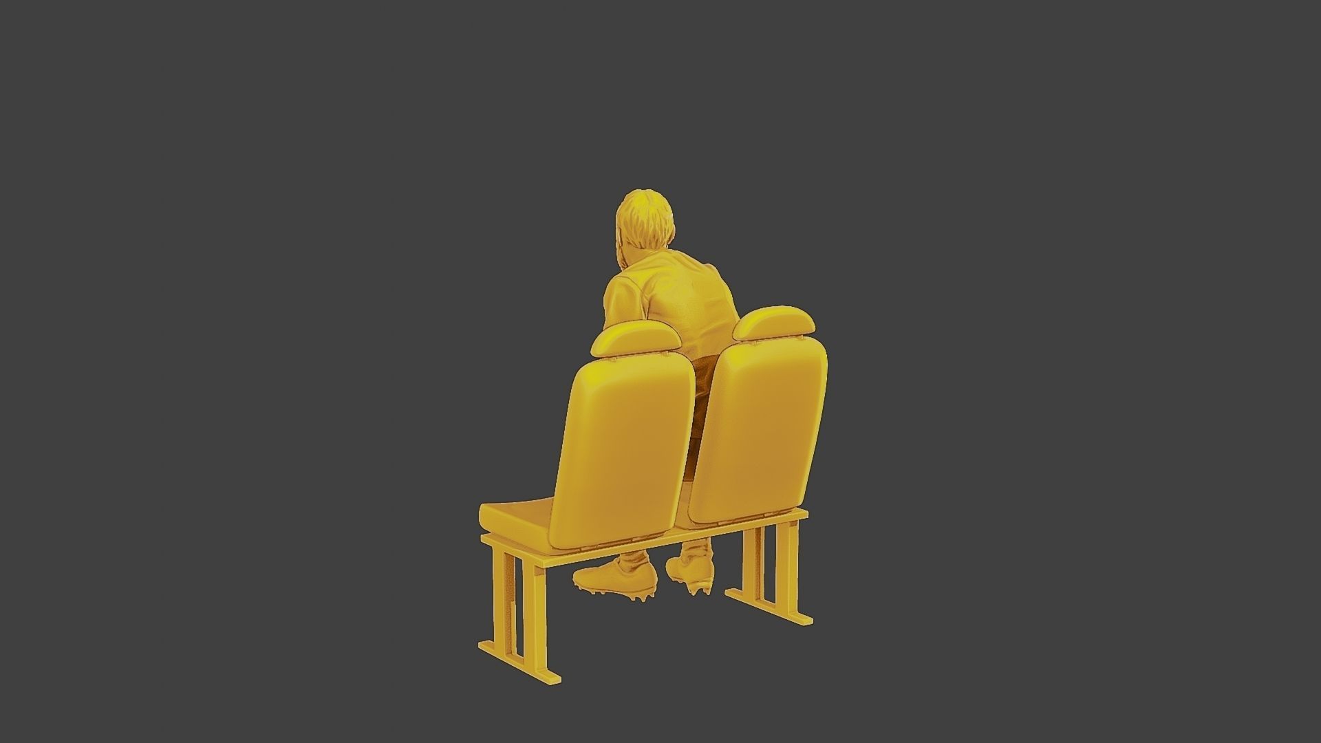 Soccer Player SP 013 3D print model_5