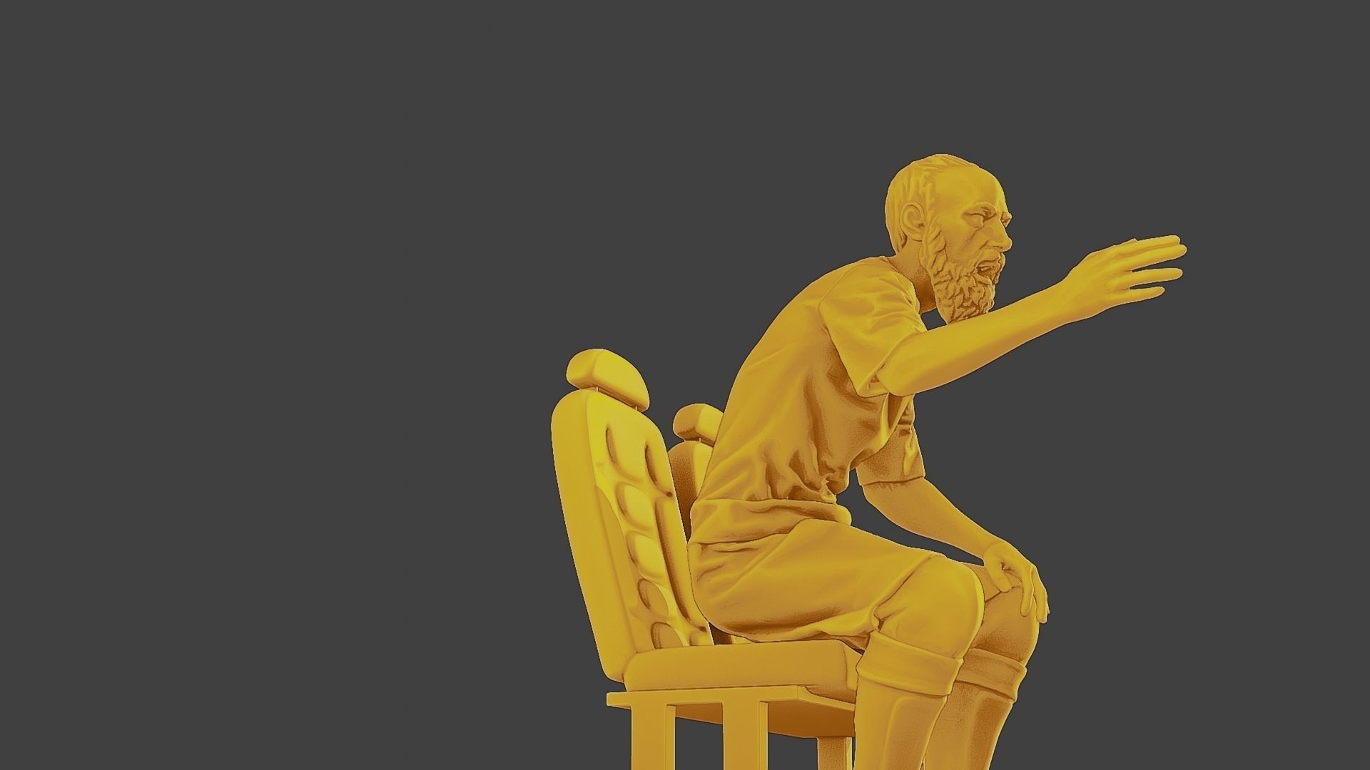 Soccer Player SP 013 3D print model_29