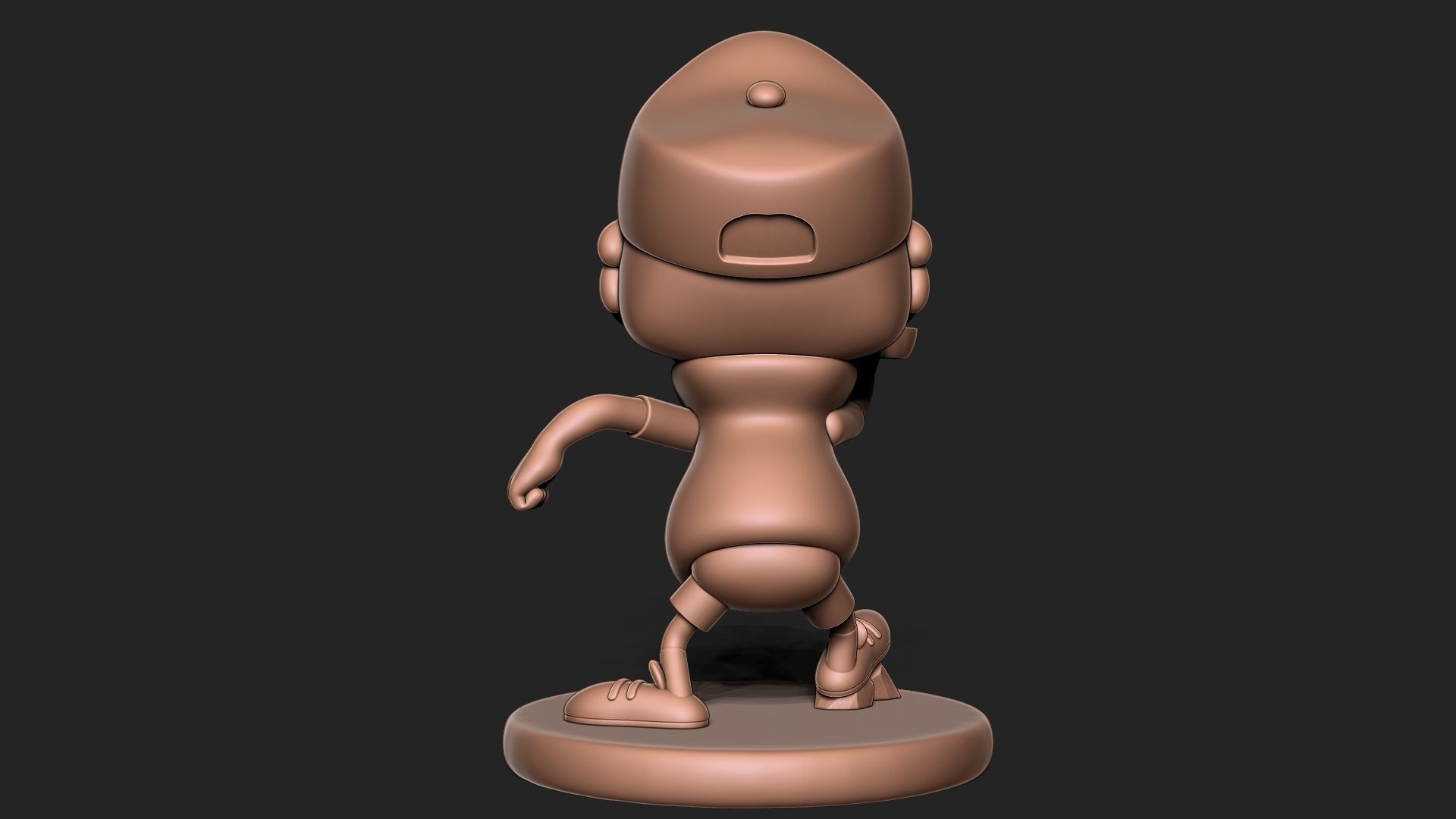 Dipper Gravity Falls with base 3D print model_5