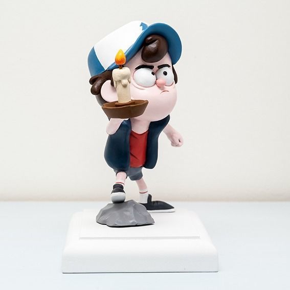 Dipper Gravity Falls with base 3D print model_13
