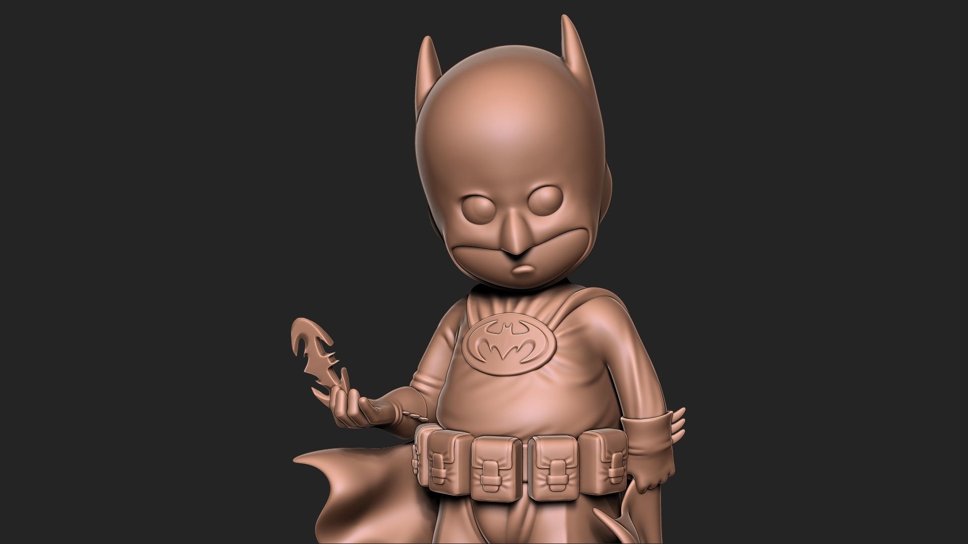 Batman Fan Art  3D print model_3