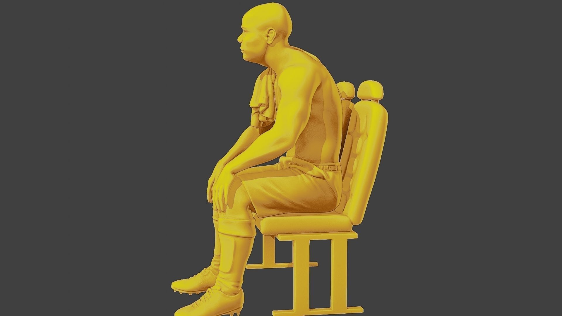 Soccer Player SP 014 3D print model_17