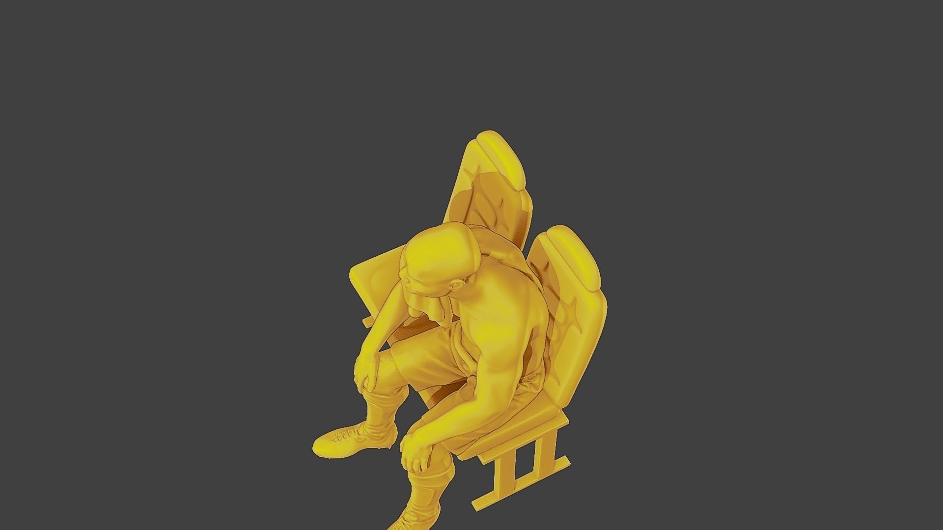 Soccer Player SP 014 3D print model_15