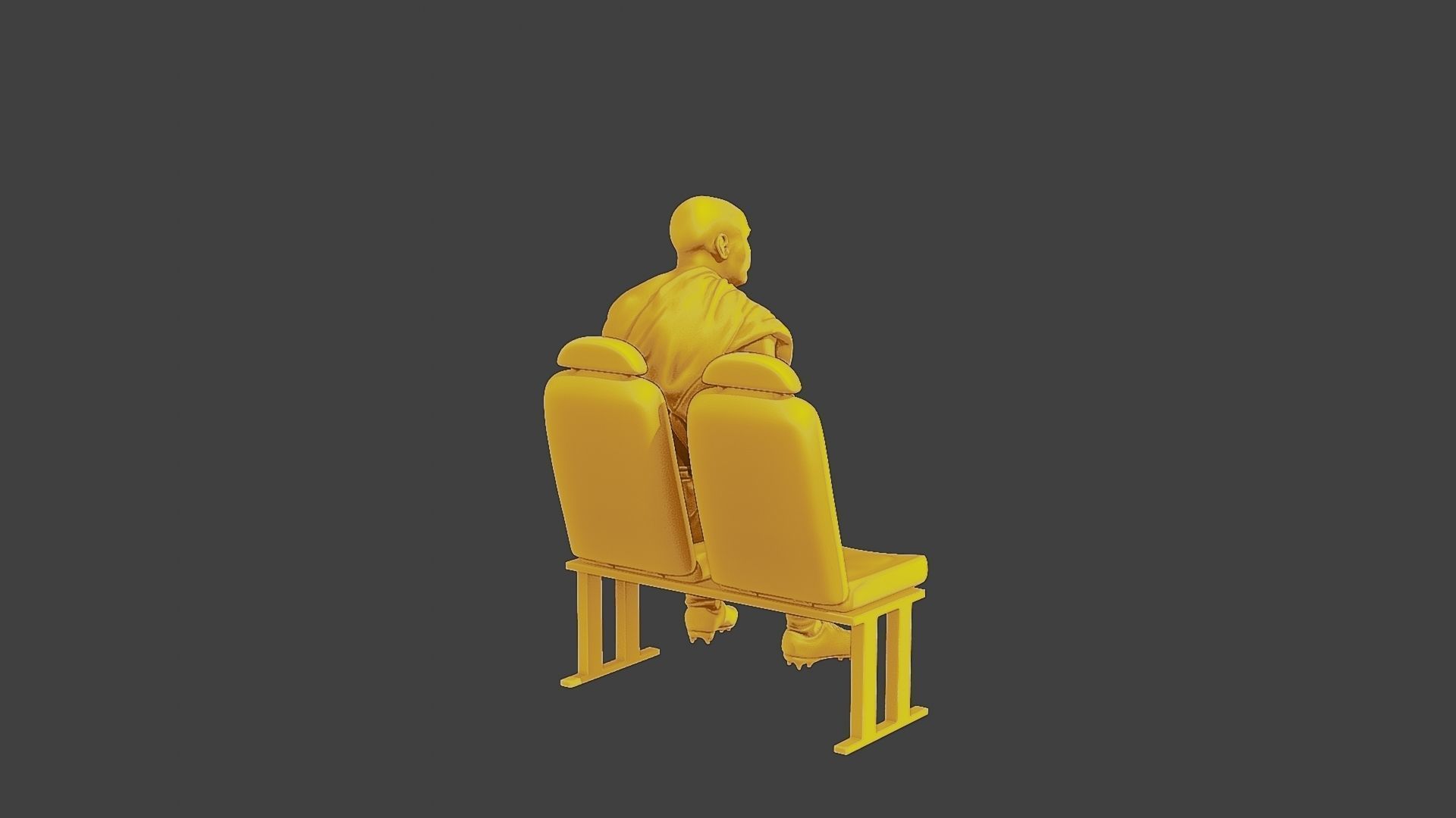 Soccer Player SP 014 3D print model_7