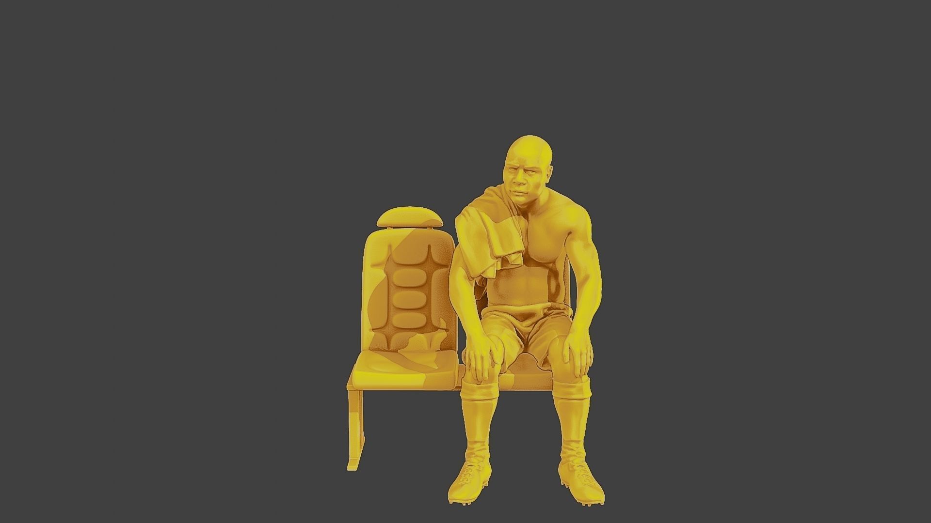 Soccer Player SP 014 3D print model_1