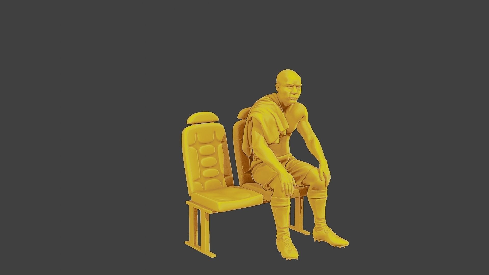 Soccer Player SP 014 3D print model_10