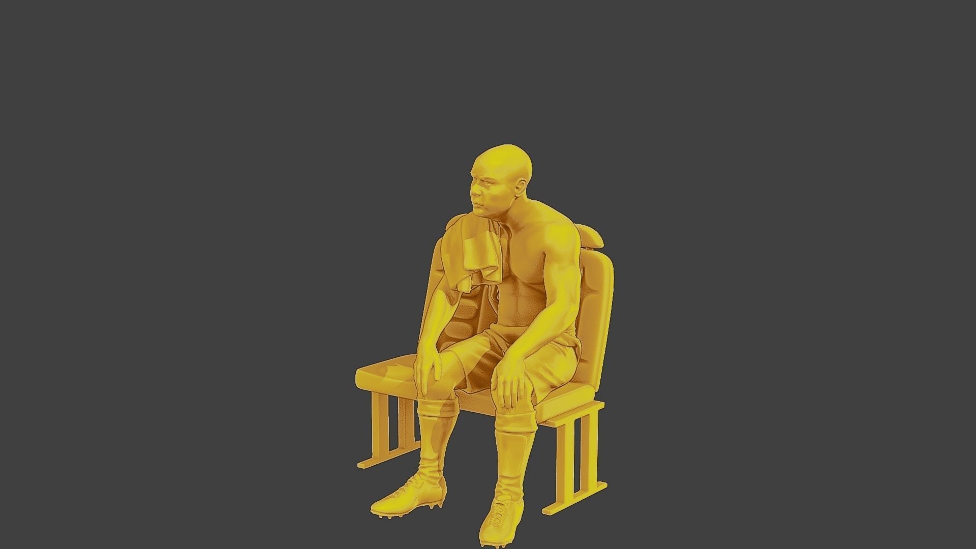 Soccer Player SP 014 3D print model_2