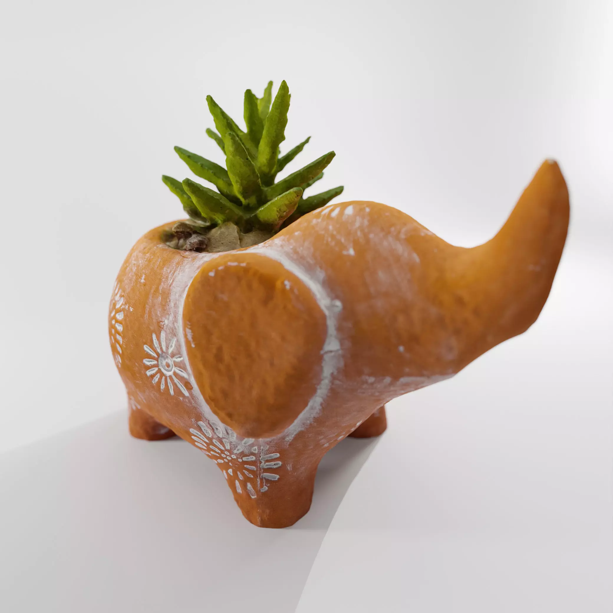 3D Elephant Plant Pot 3D model_0