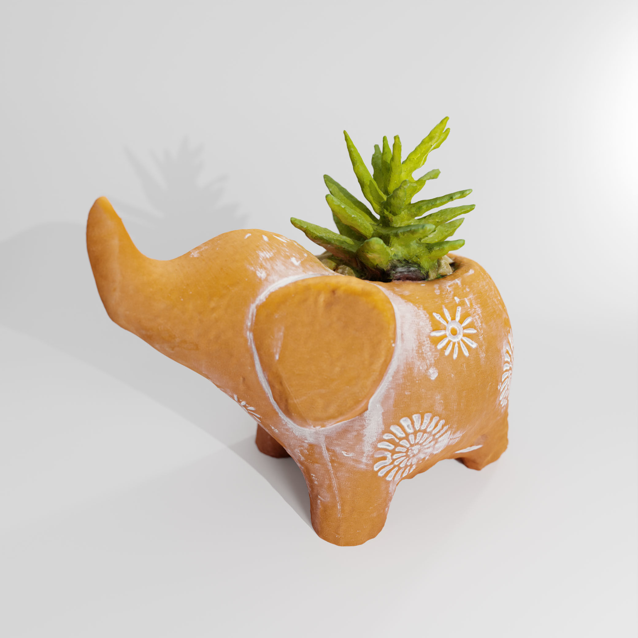 3D Elephant Plant Pot 3D model_1