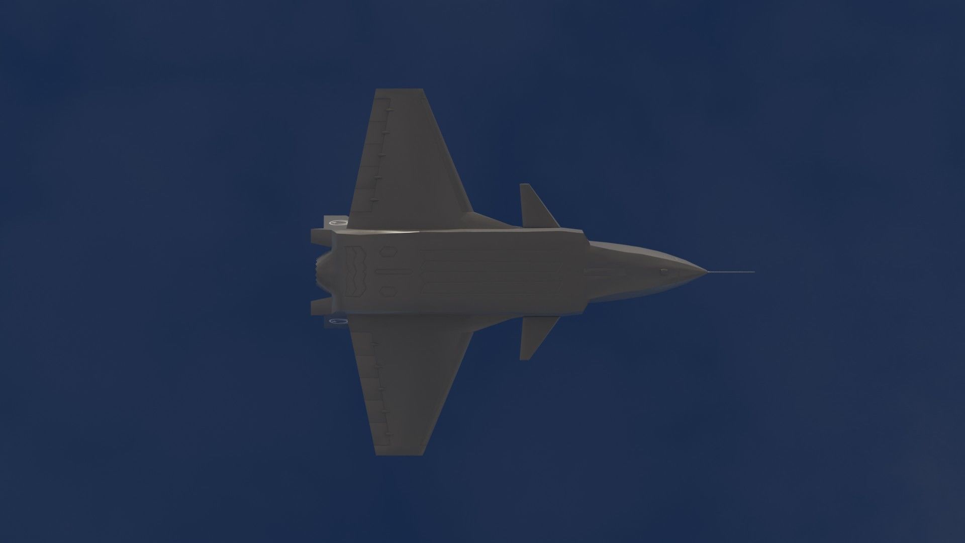 Bayraktar Kizilelma MIUS 3D rigged and  Low-poly 3D model_15