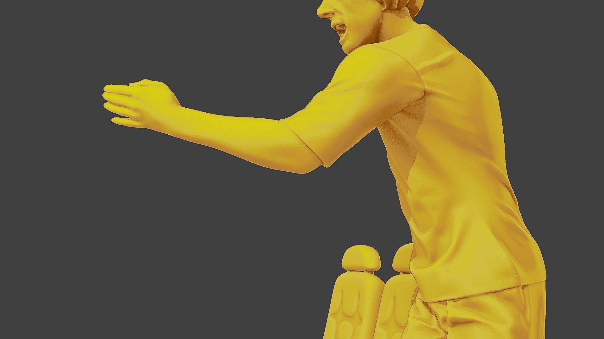Soccer Player SP 015 3D print model_17