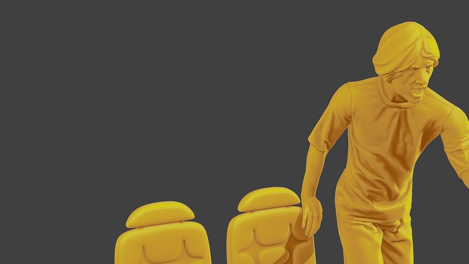 Soccer Player SP 015 3D print model_19