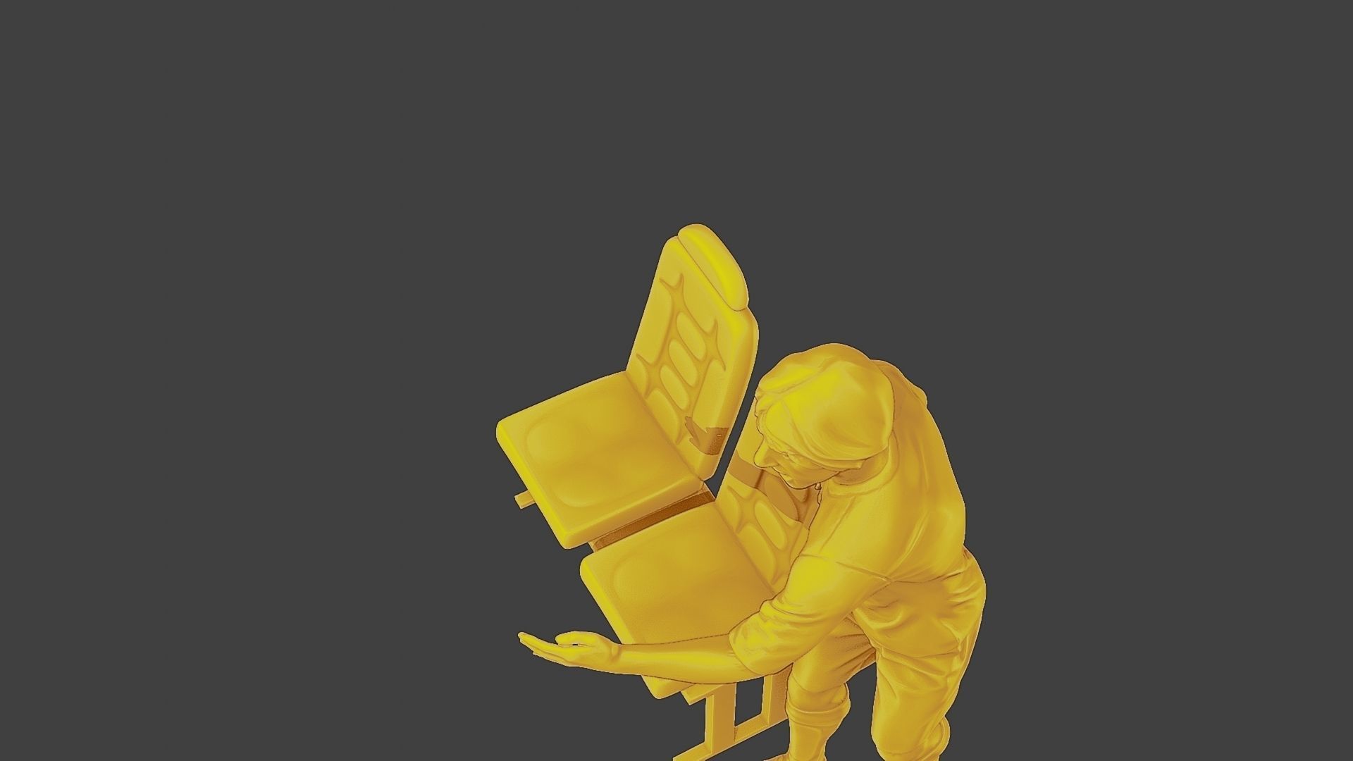 Soccer Player SP 015 3D print model_15