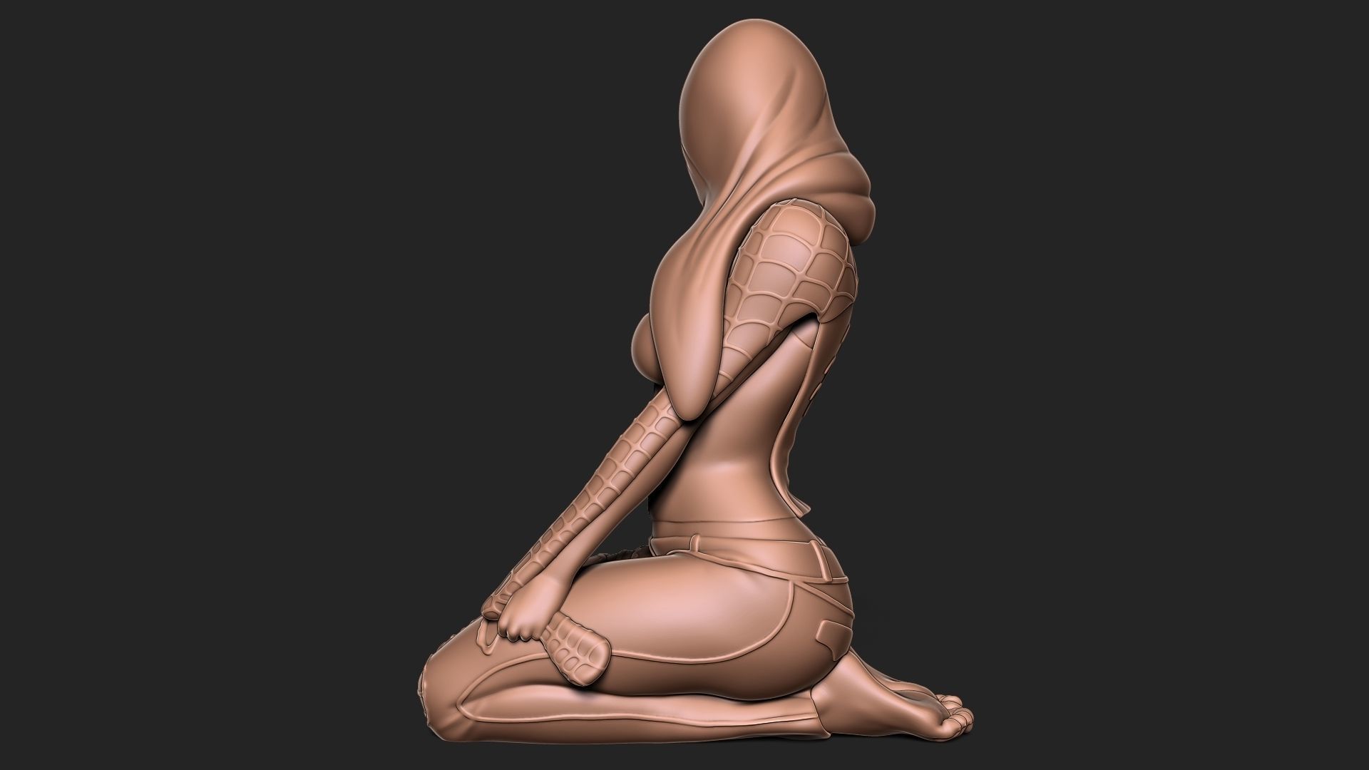 Spiderman Mary Jane 3D print model_4