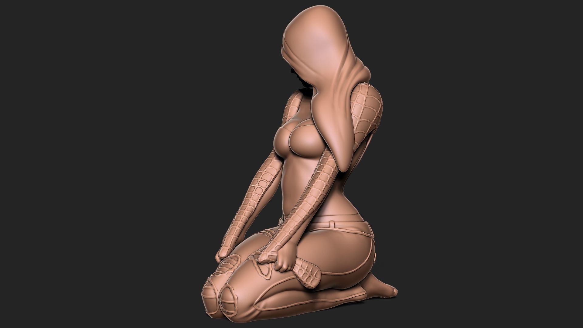 Spiderman Mary Jane 3D print model_3