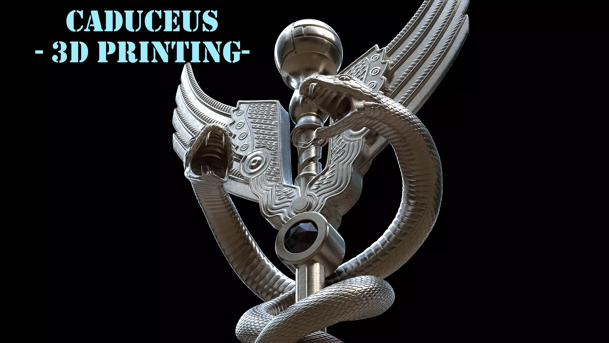 Caduceus - 3D Printing 3D print model