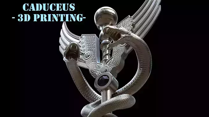 Caduceus - 3D Printing 3D print model