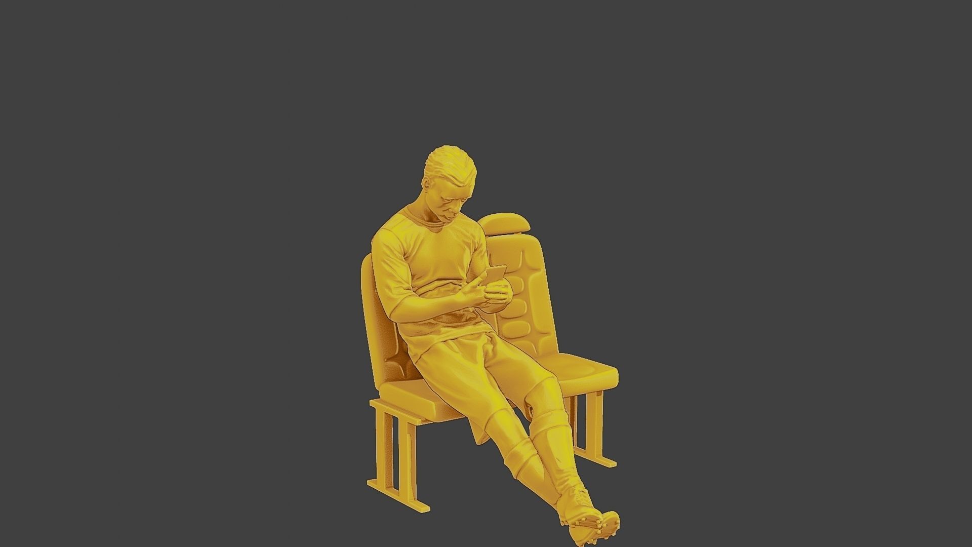 Soccer Player SP 016 3D print model_10