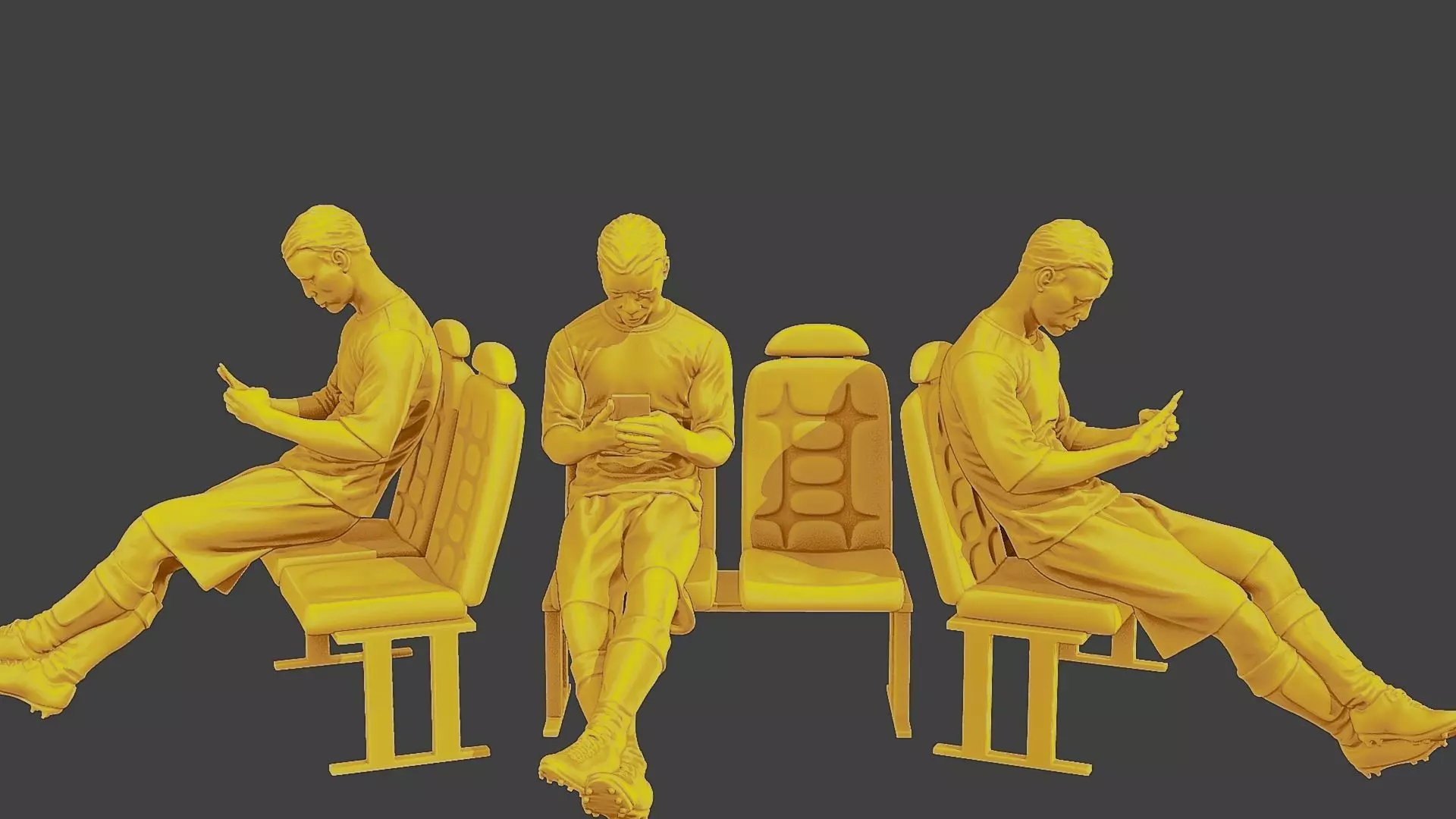 Soccer Player SP 016 3D print model_0