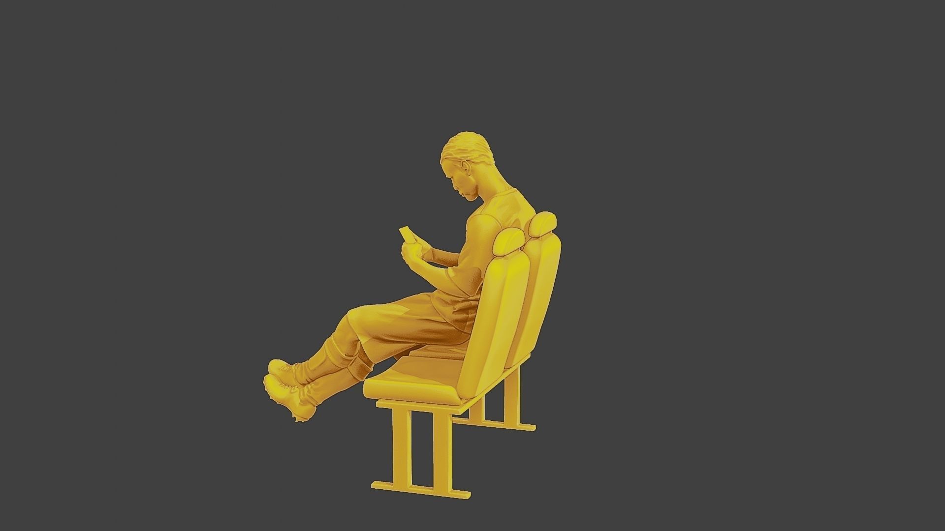 Soccer Player SP 016 3D print model_4