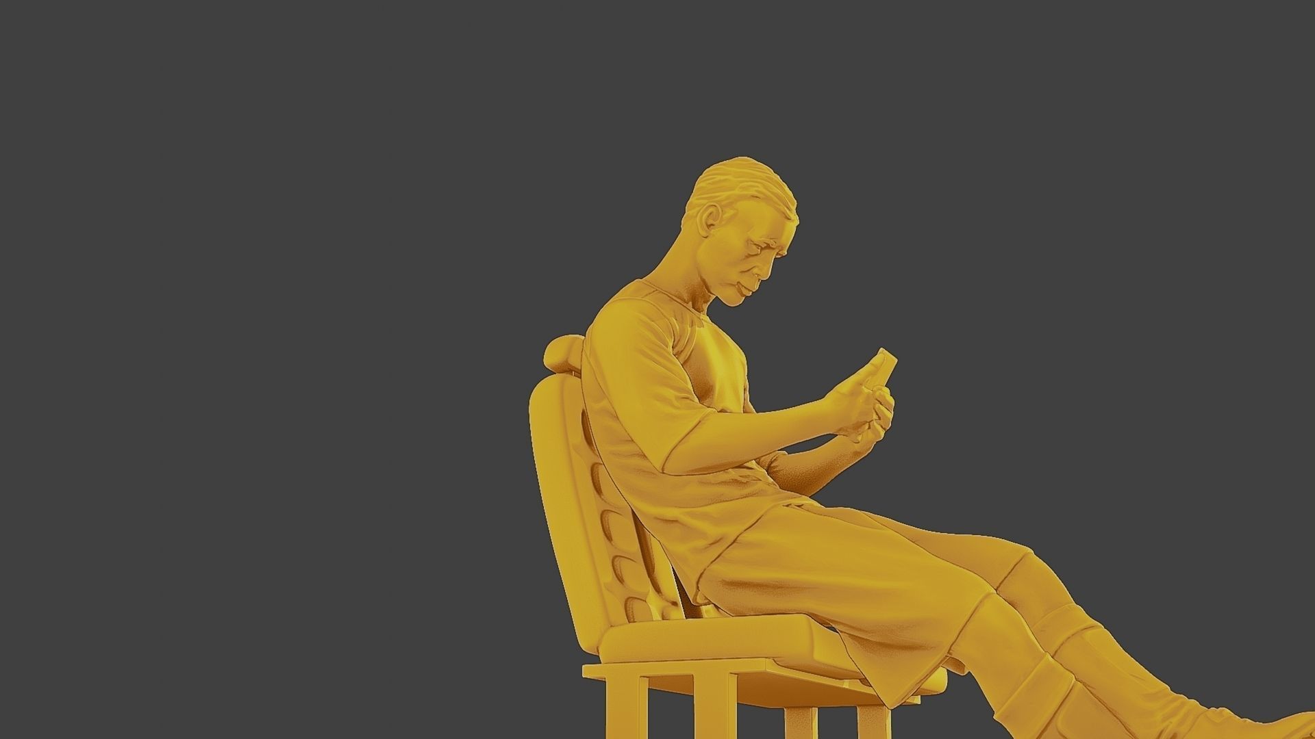 Soccer Player SP 016 3D print model_29