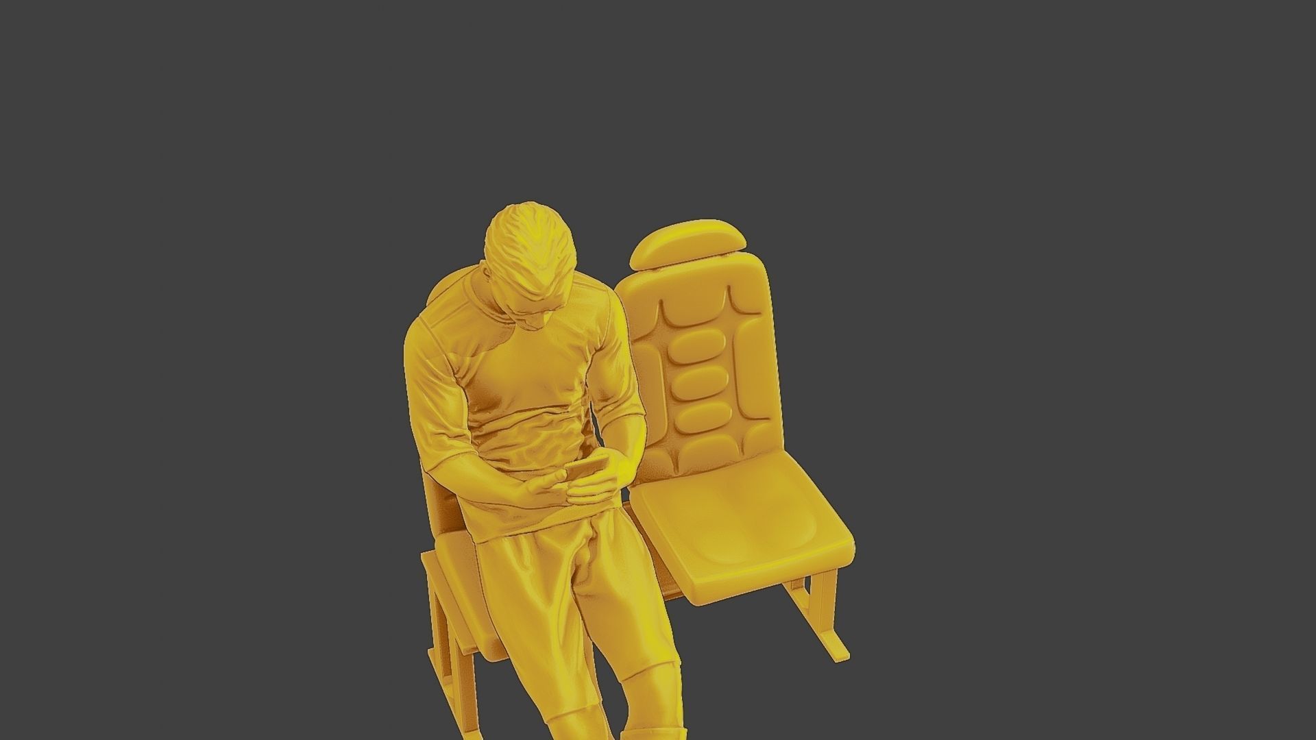 Soccer Player SP 016 3D print model_19