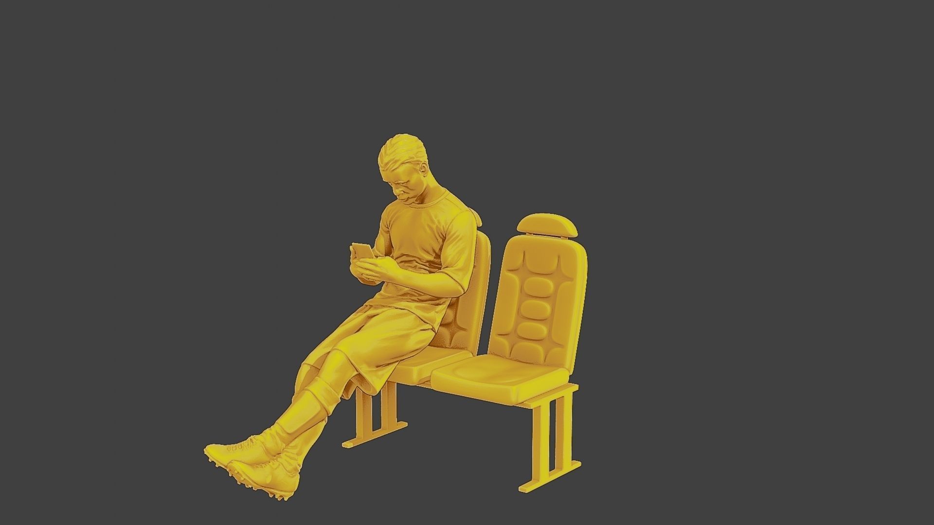 Soccer Player SP 016 3D print model_2