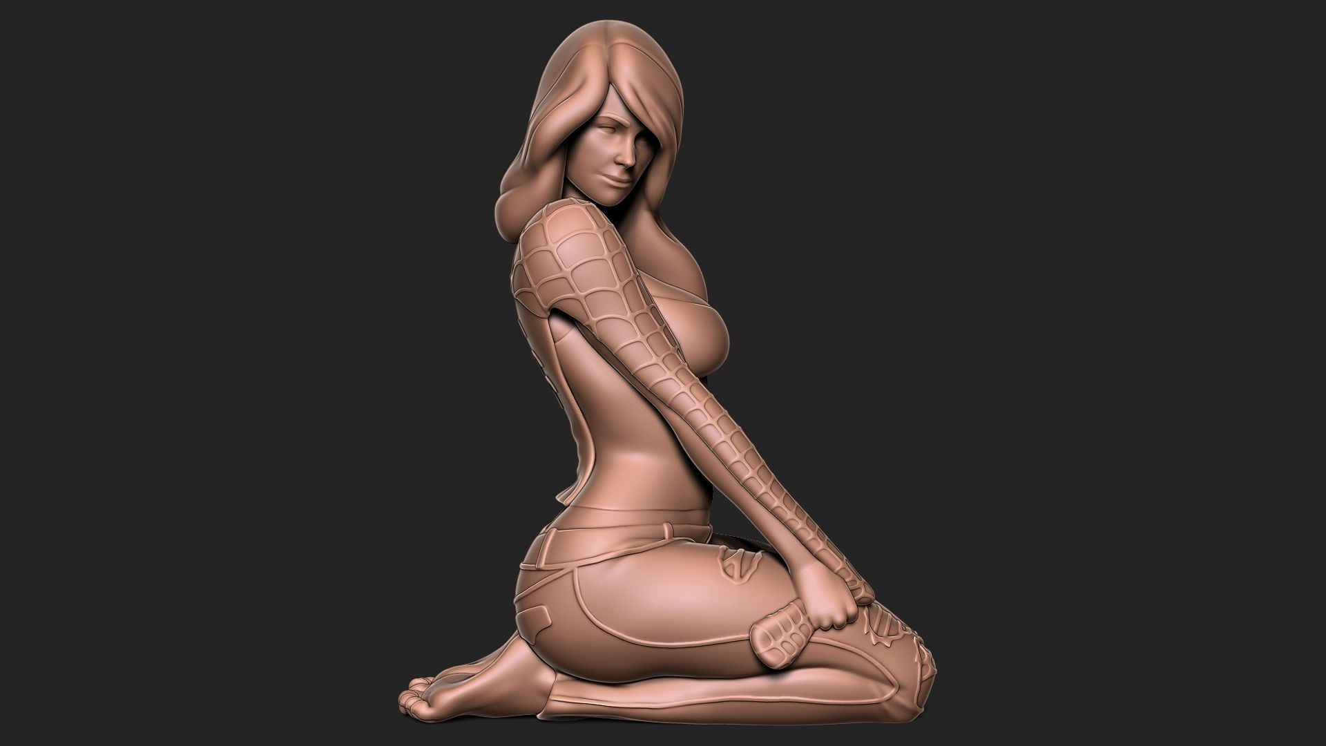 Spiderman Mary Jane 3D print model_7