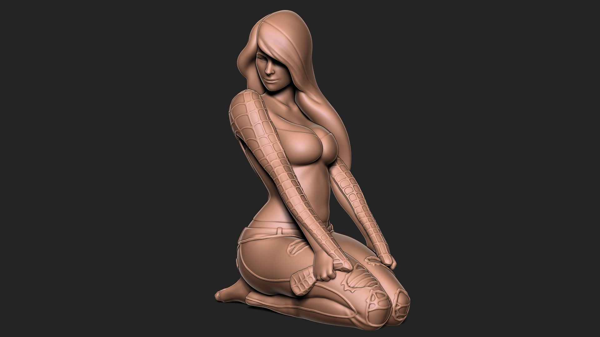 Spiderman Mary Jane 3D print model_1