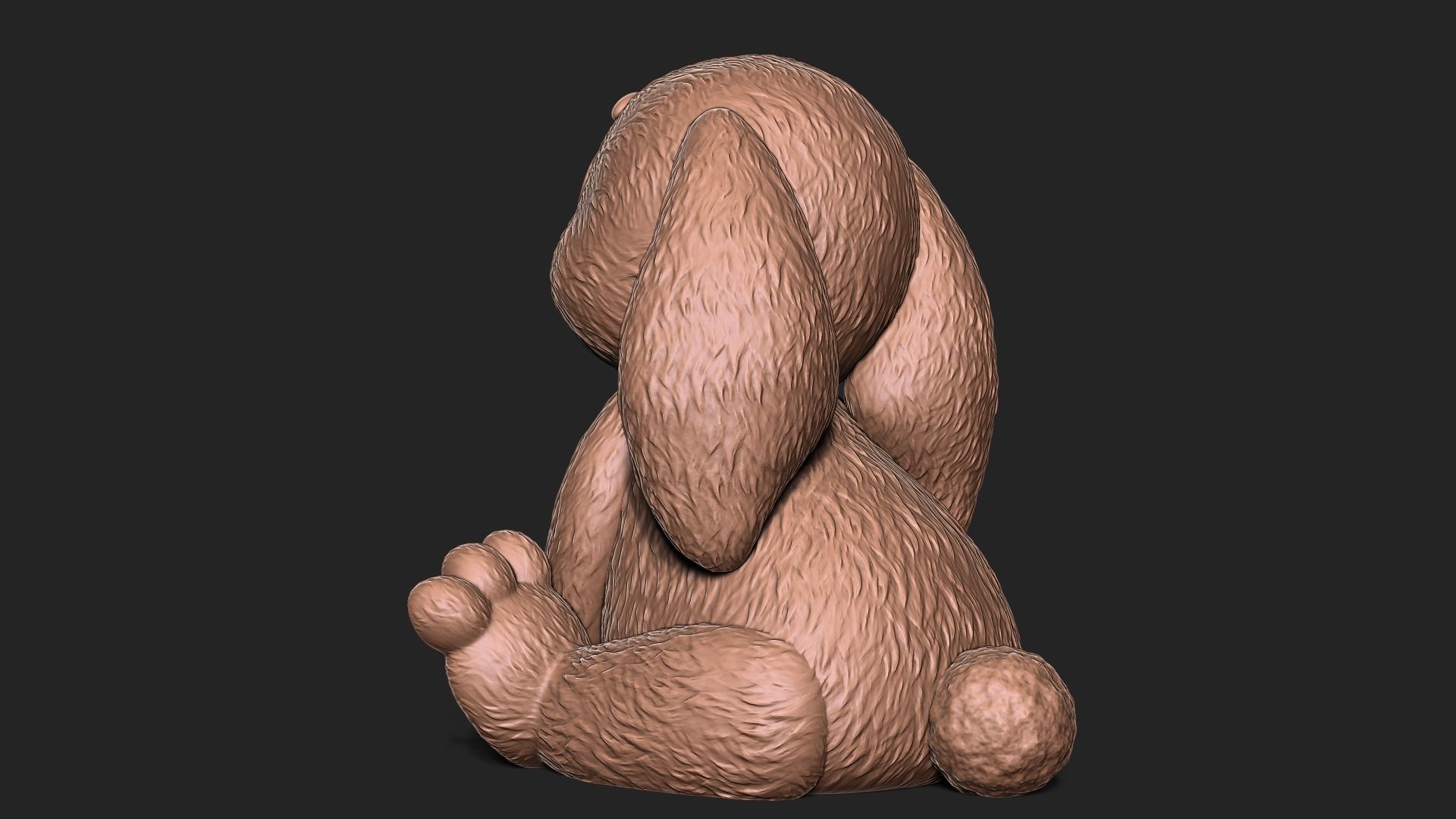 Cute Rabbit 3D print model_5