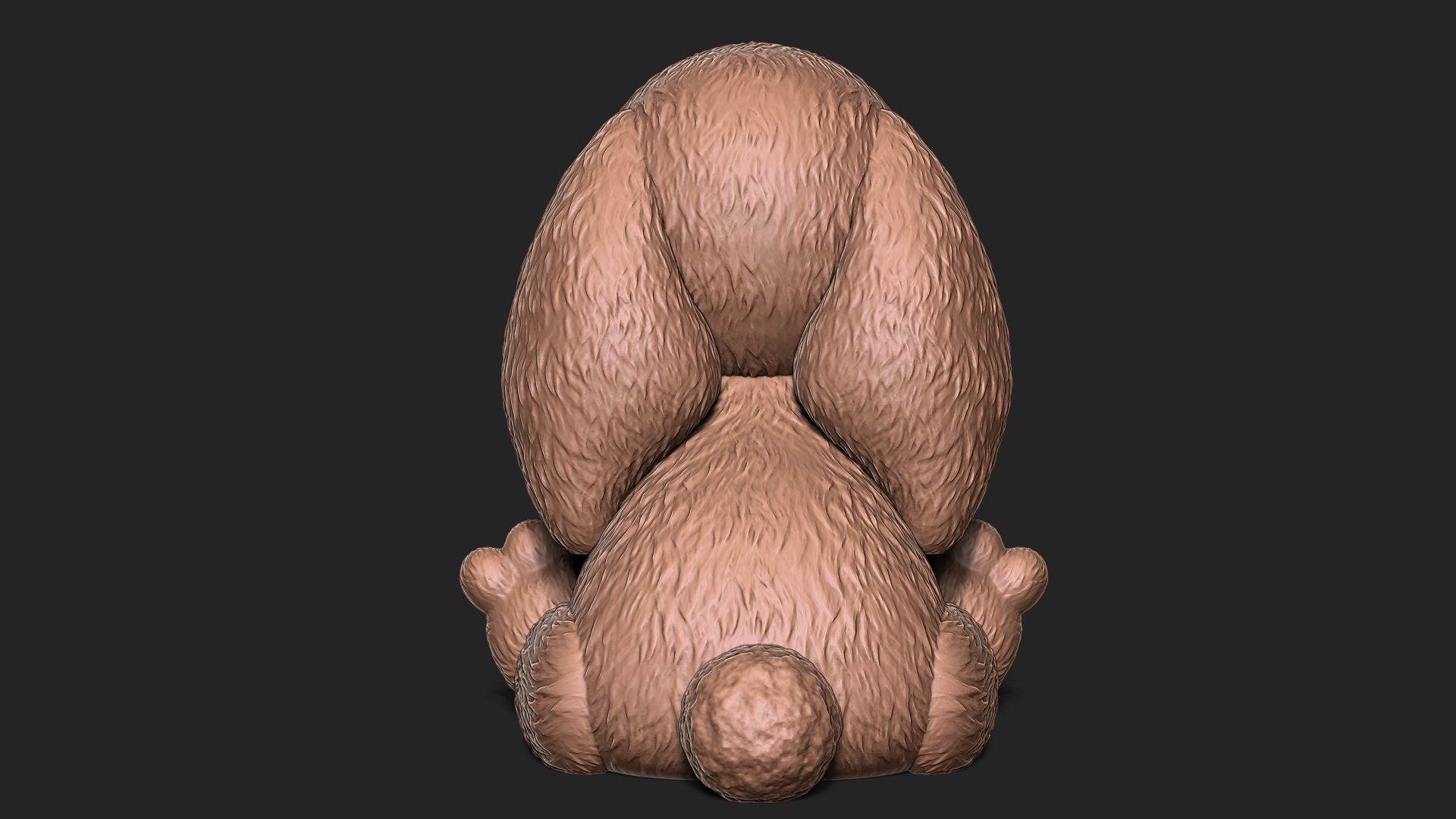 Cute Rabbit 3D print model_6