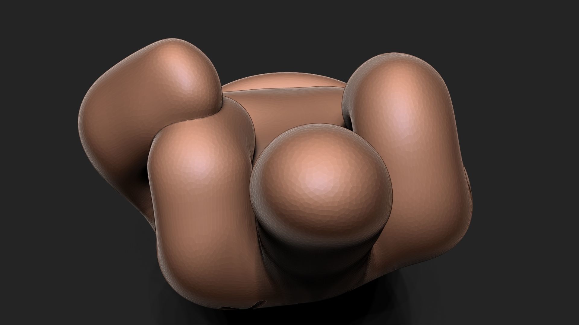 Middle Finger 3D print model_8