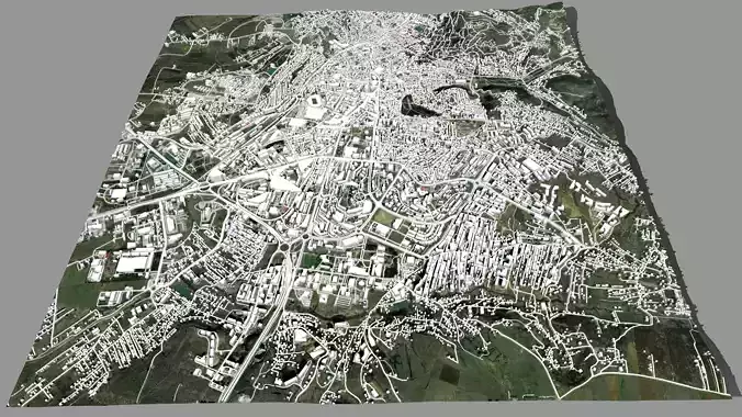 Cityscape Pristina Kosovo