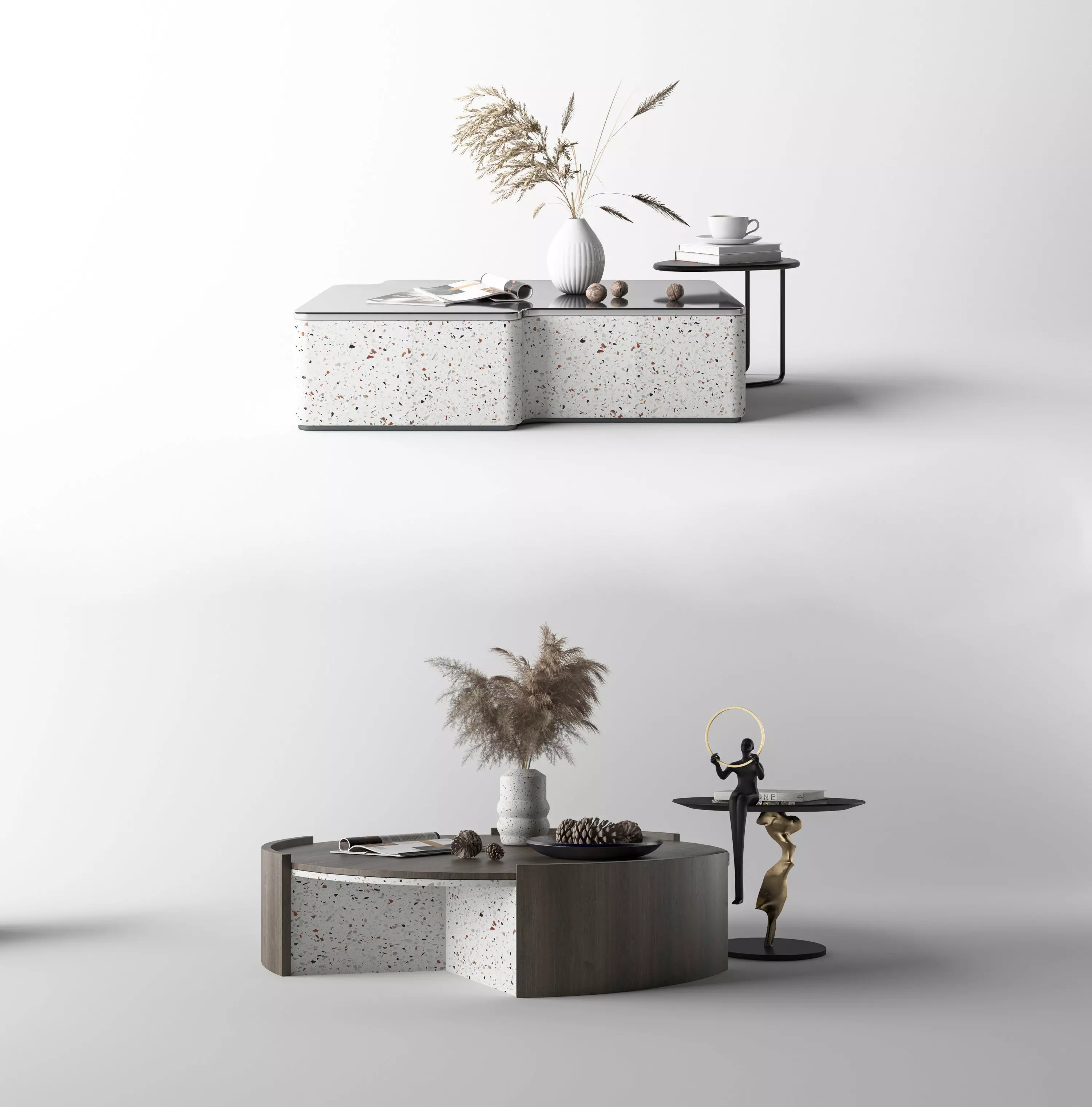 Modern table 3D model_0