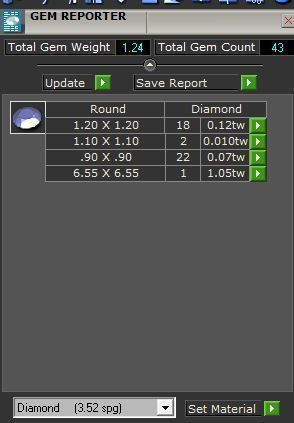 Diamond signet ring 3477 3D print model 3D print model_8