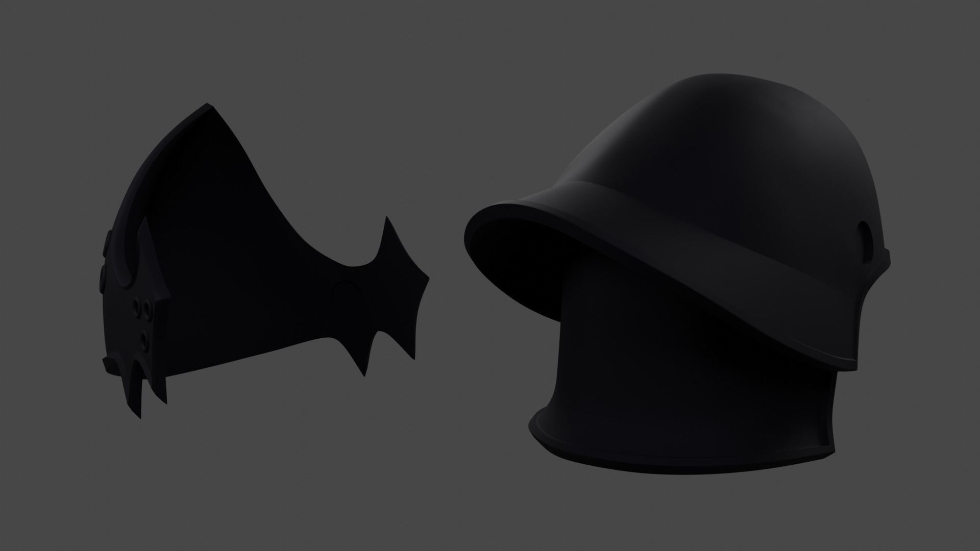 FF7 Crisis Core Reunion - Shinra Soldier Helmet 3D print model_6