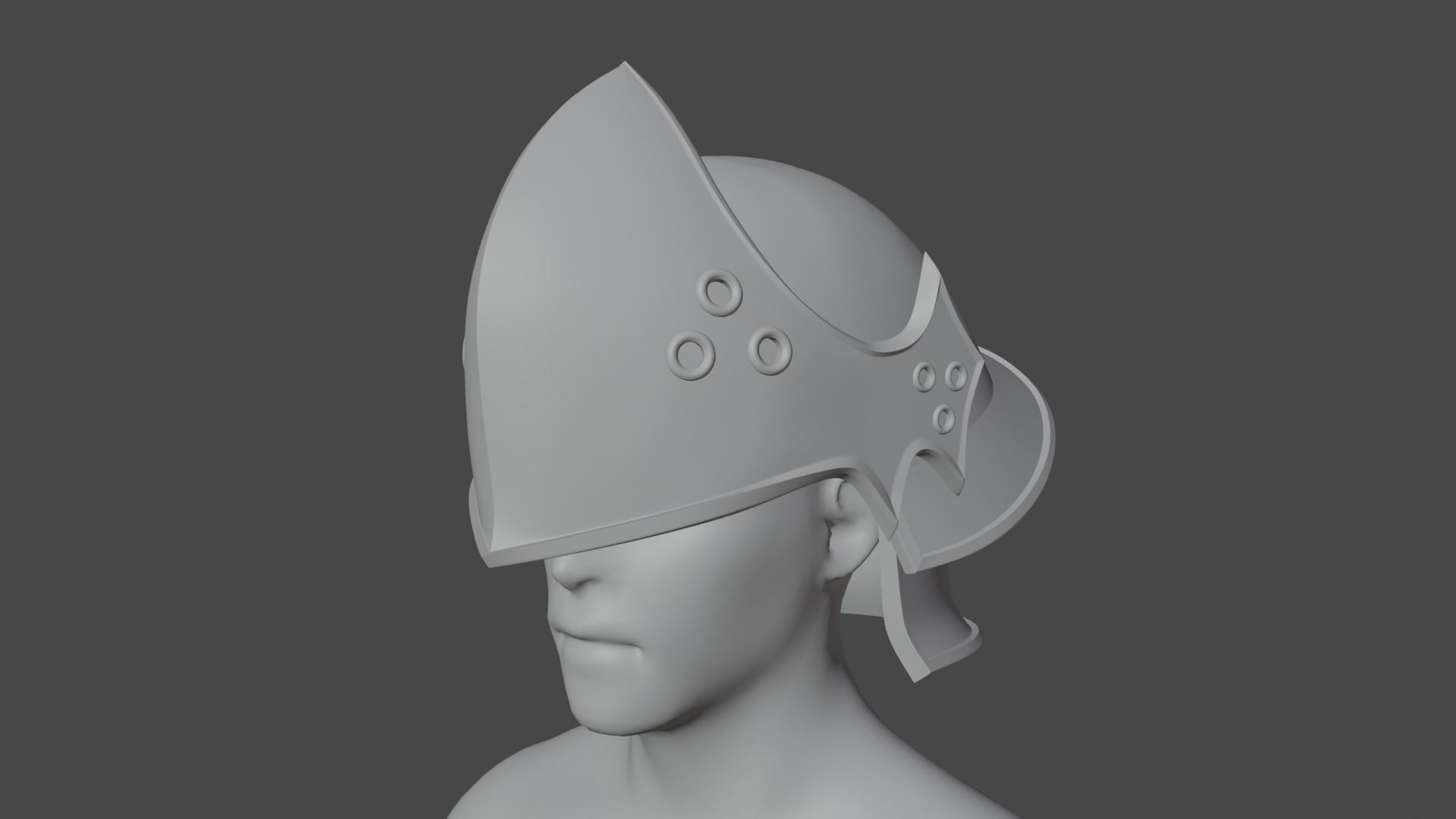 FF7 Crisis Core Reunion - Shinra Soldier Helmet 3D print model_2