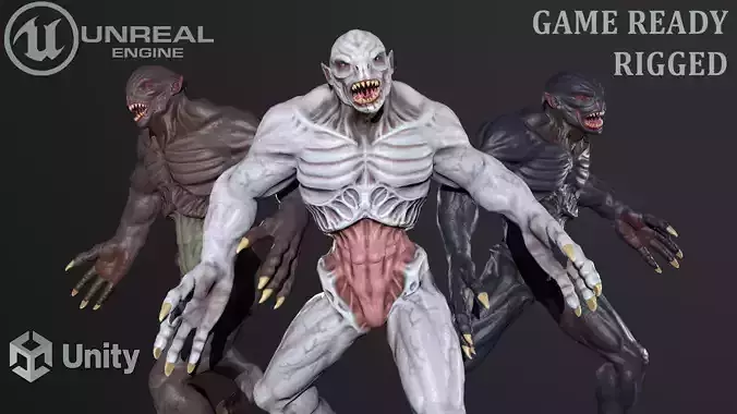 Blood Hunter - Game Ready  Low-poly 3D model
