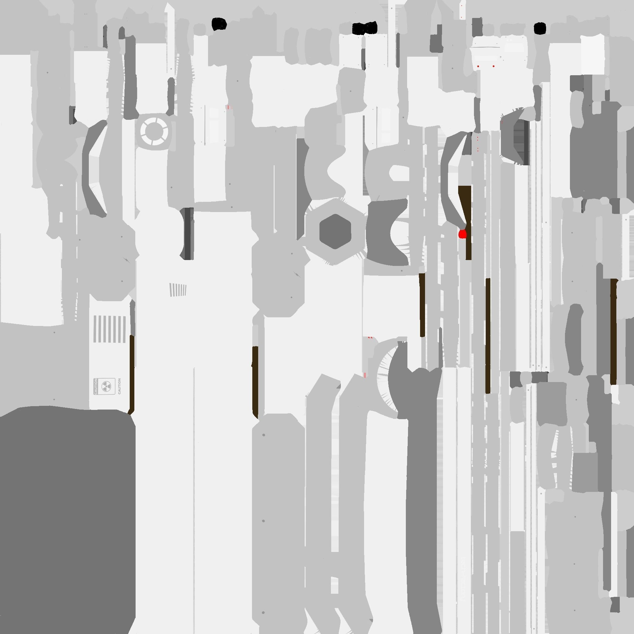 SciFi Factory A02 White Gray - Sci Fi Exterior Design Low-poly 3D model_23