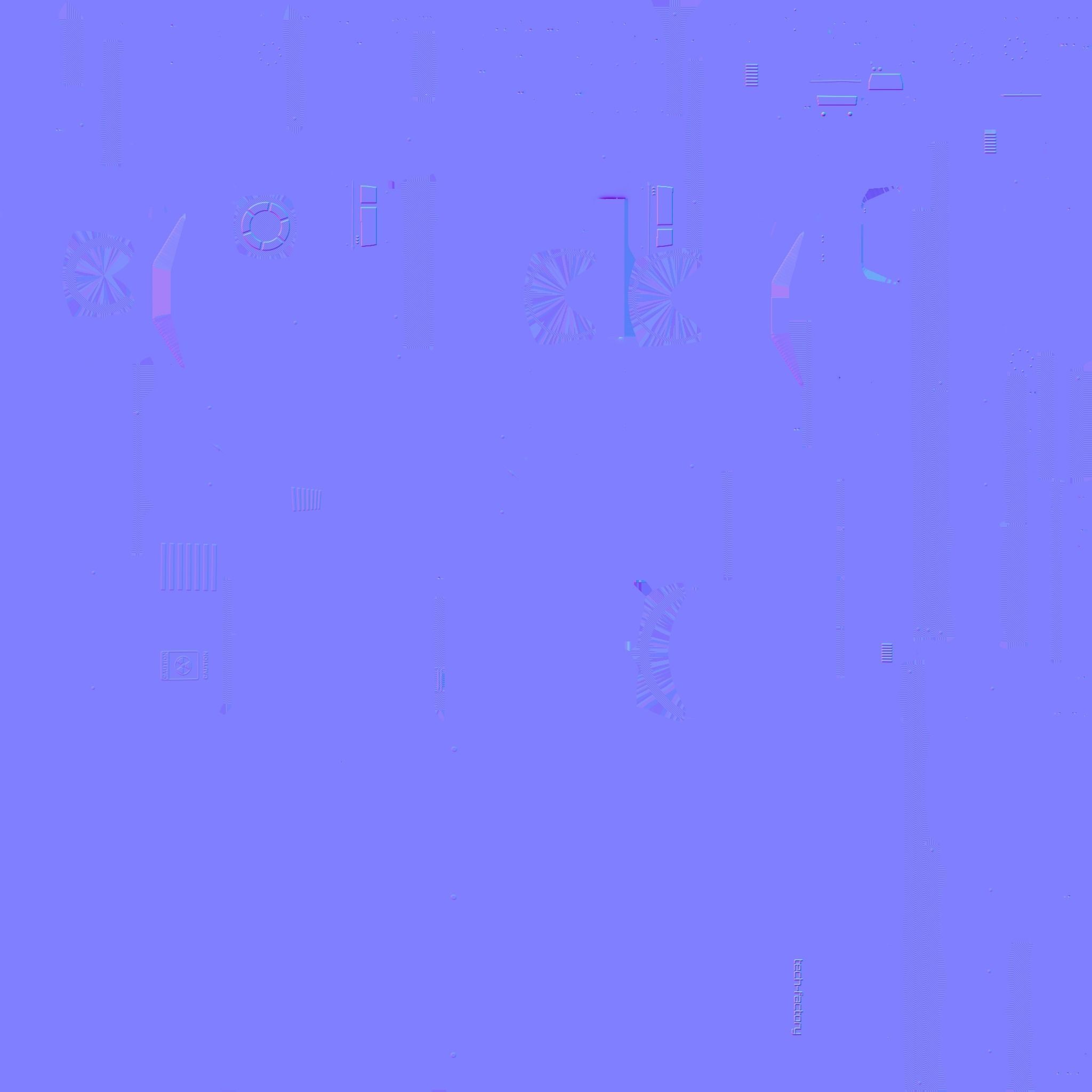 SciFi Factory A05 Red - Sci Fi Exterior Design Low-poly 3D model_27