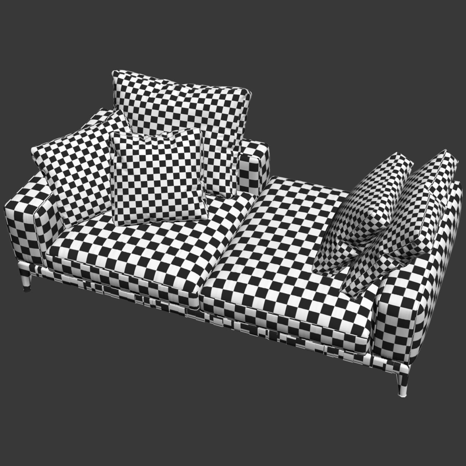 Flexform-sofa-Gregory XL 3D model_3