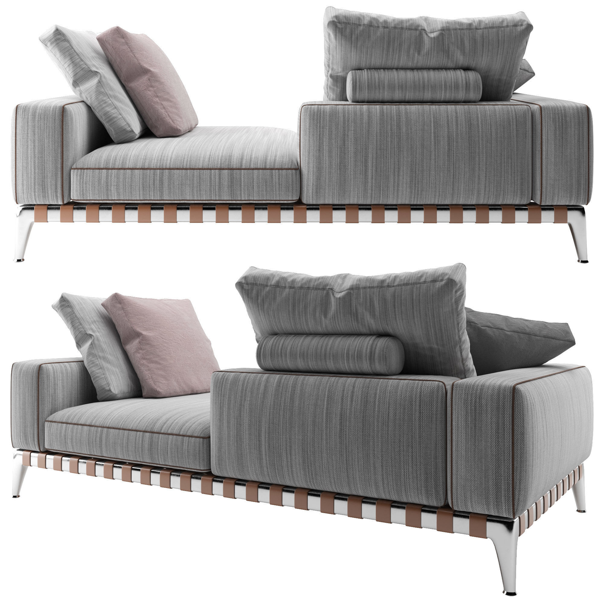 Flexform-sofa-Gregory XL 3D model_1