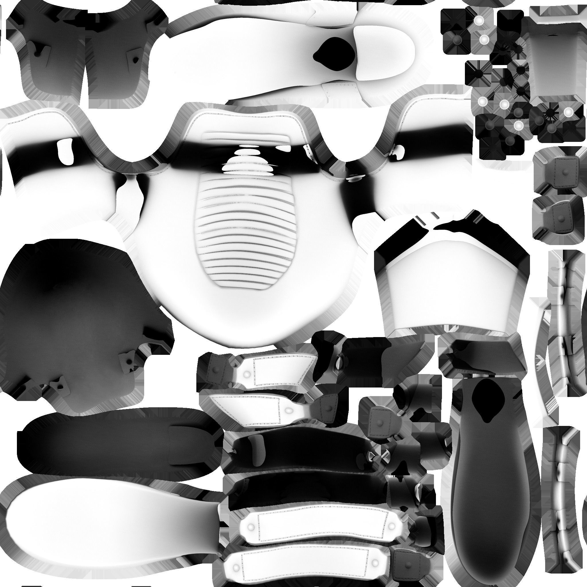 Faux Suede Cap Toe Ankle Boots Low-poly 3D model_12