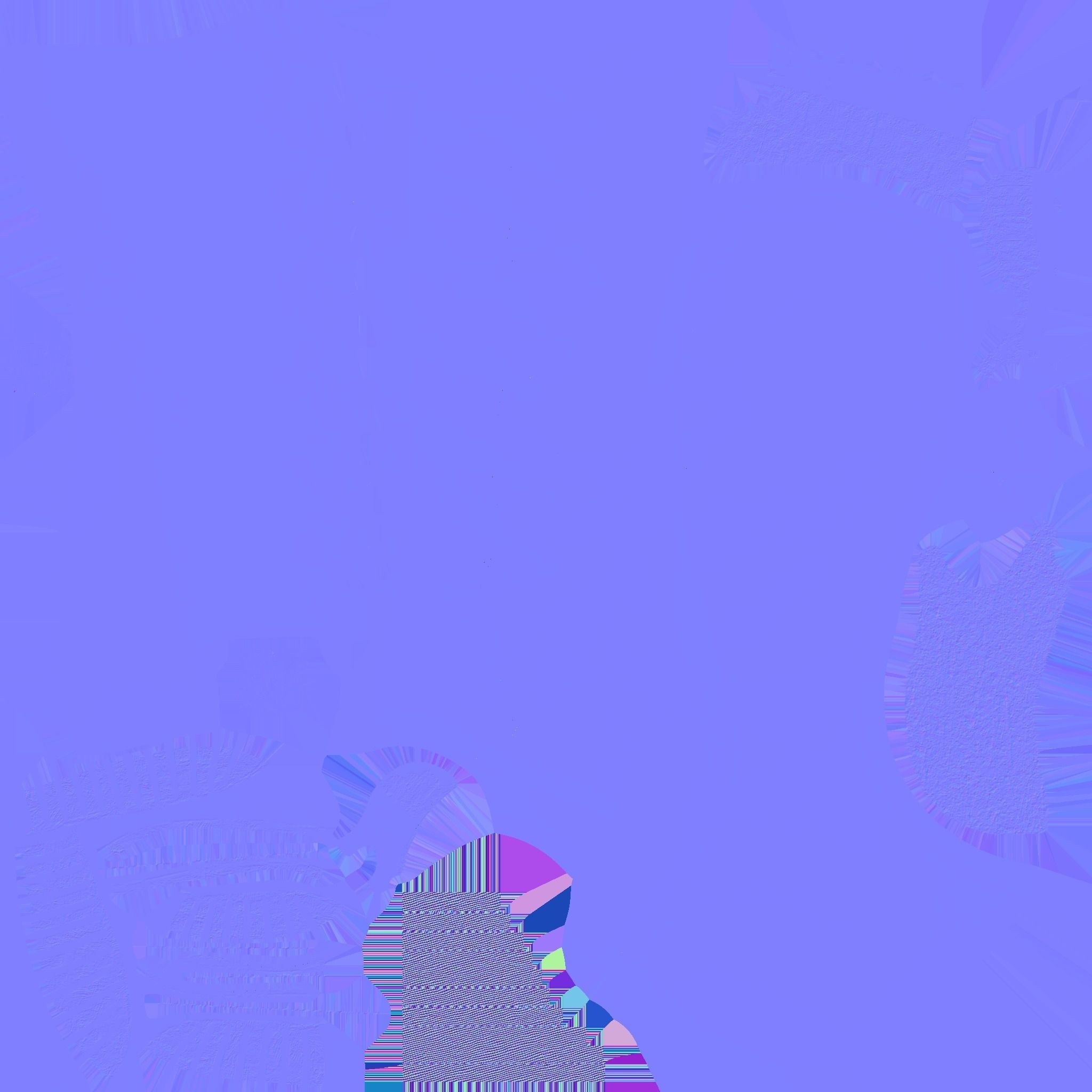 High Boots Lace-Up Long Boots with Chunky Block Heels Low-poly 3D model_10